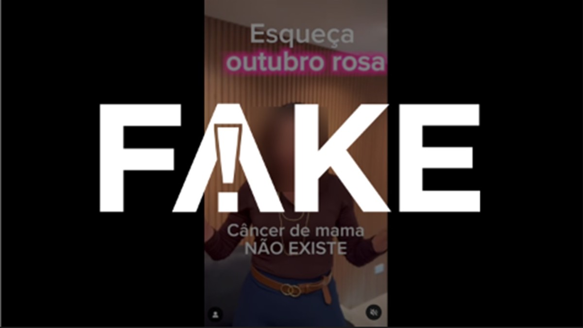 É #FAKE que câncer de mama não existe